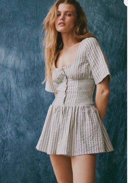 Free People Pants - Free People Willow Romper Lighthouse S